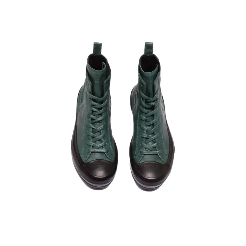 Officine Creative Mes Short Chelsea Boots Women's Green-3