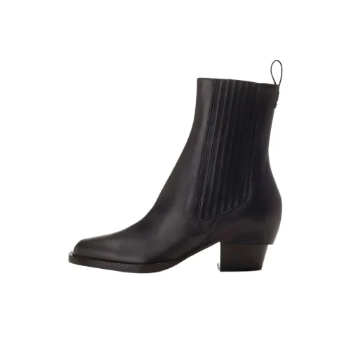 FENDI Short Chelsea Boots Women's Black