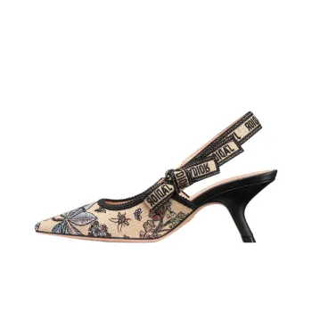 DIOR J'Adior Irregular Heel High Heels 6.5cm Women's Beige