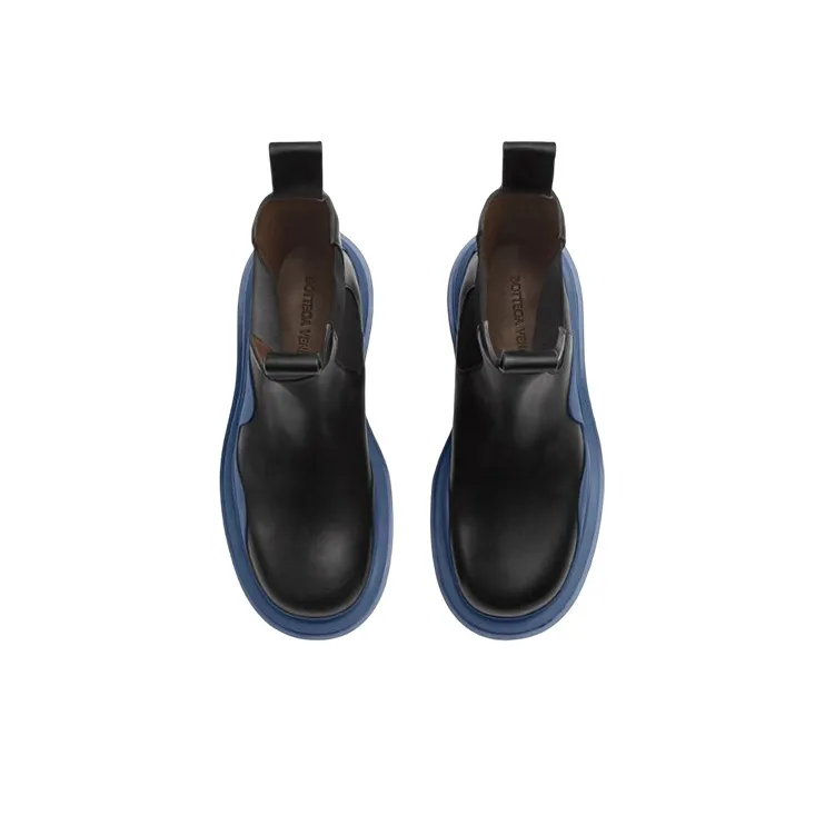 Bottega Veneta Tire Boots Black Blue-2