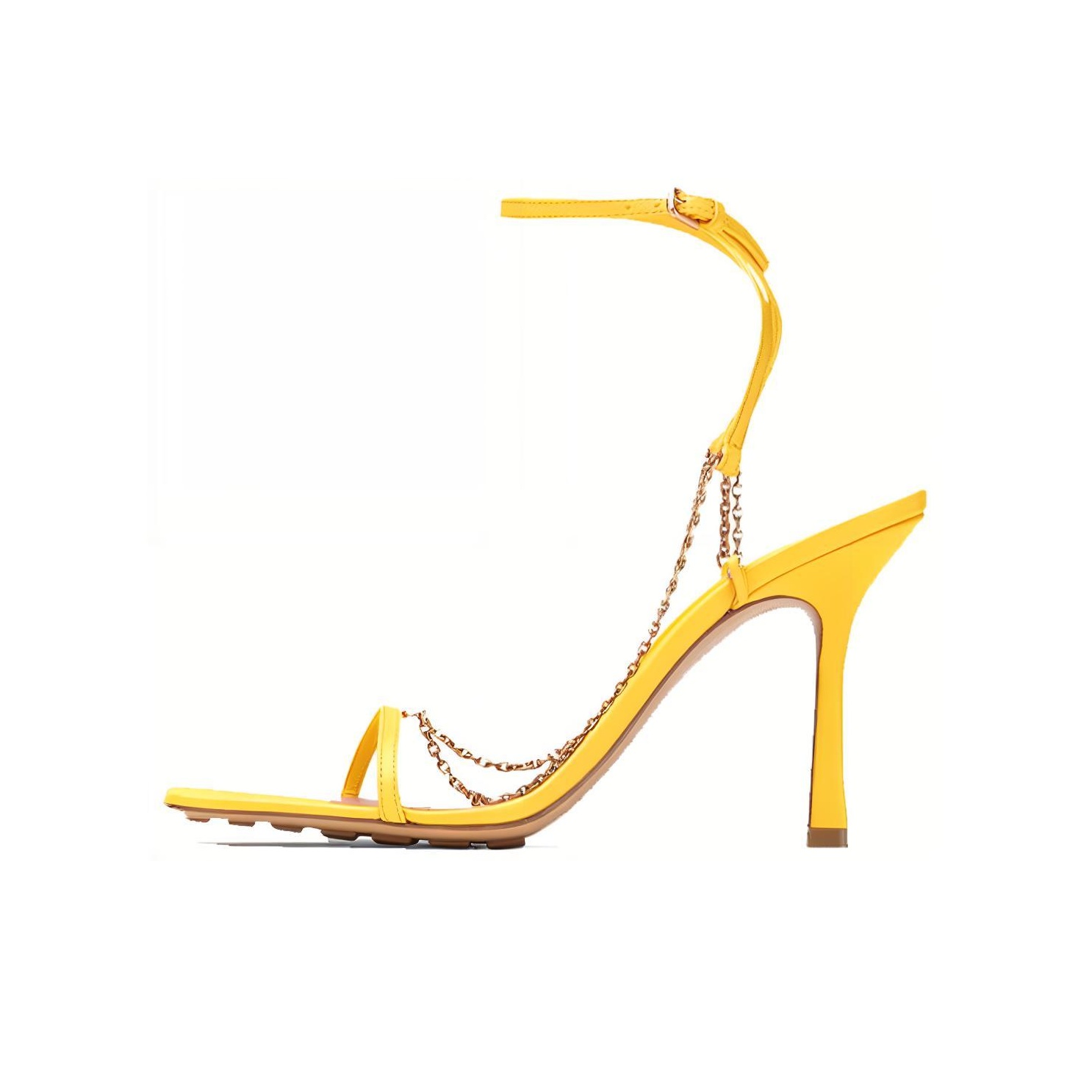 Bottega Veneta Yellow Fashion Footwear on Sale & Authentic