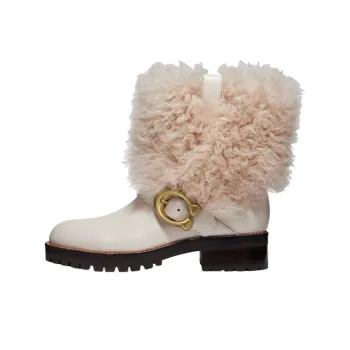 COACH Coach Short Snow Boots Women's Pink