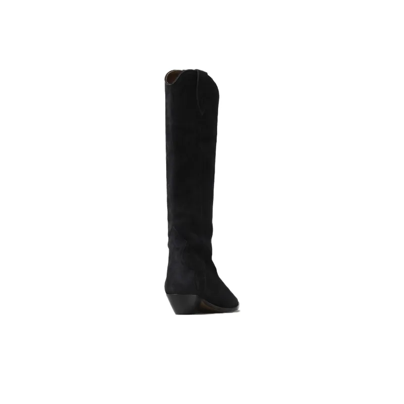 ISABEL MARANT Denvee 50mm Suede Knee-high Boots-3
