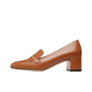 BALLY Obrien 50mm Logo plaque Leather Pumps