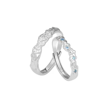 YINSHANGYA 999 Fine Silver Rings Unisex
