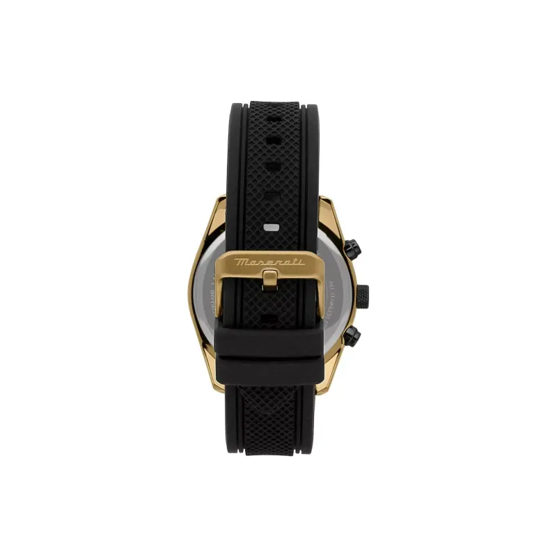 Maserati Wrist Watch Automatic Mechanical Movement Silicone Strap 43mm White Dial Men's Watches-2