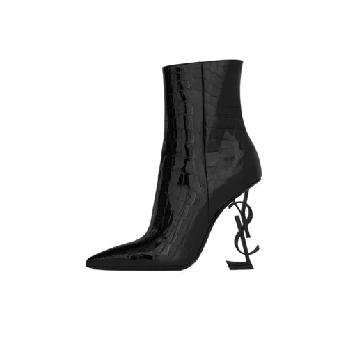 SAINT LAURENT Ankle Boots 11cm Women's Black