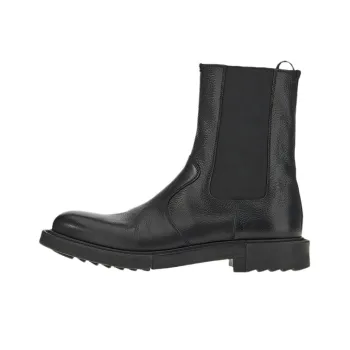FERRAGAMO Short Chelsea Boots Men's Black