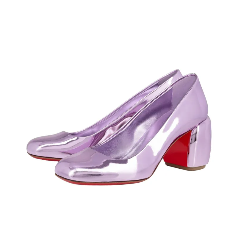CL LUBOTING Minny Irregular Heel High Heels 7cm Women's Purple-2