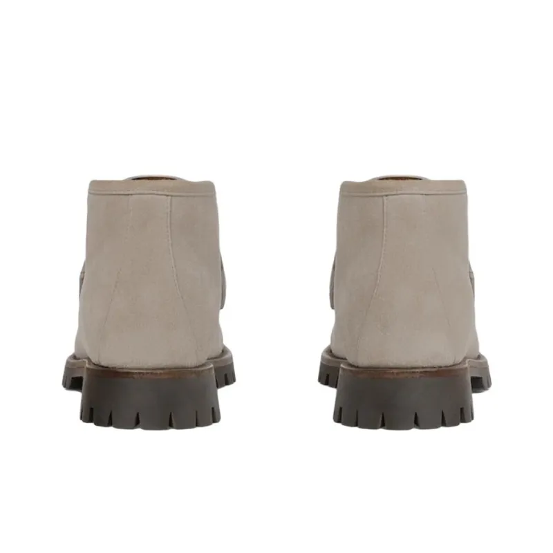 GUCCI Women's Horsebit Ankle Boot 'Light Beige' Women's-4
