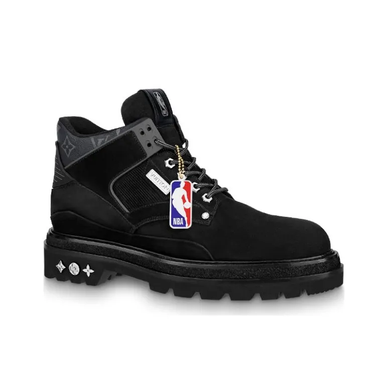 LOUIS VUITTON X Nba Oberkampf Ankle Boots 'Black'-3