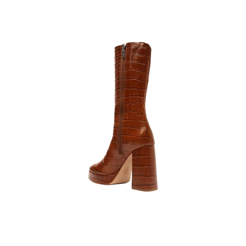 Schutz Raff Ankle Boots 10cm Women's Brown-3