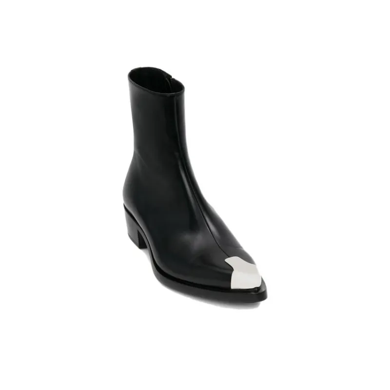 Alexander McQueen Punk Leather Boots-2