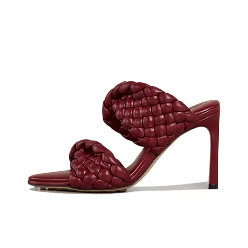 Bottega Veneta High Heels Women's Bordeaux Red