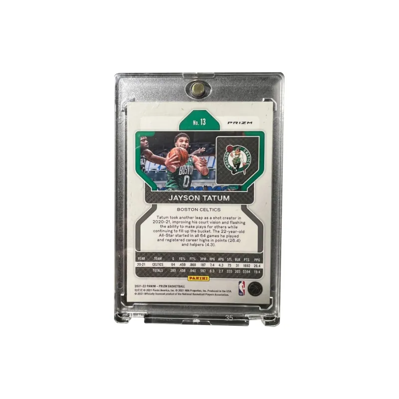 PANINI Celtics Tatum Prizm Absolutely Stunning Tricolor Refractor Player Card Rare Card Sports Cards 1 Pc-1