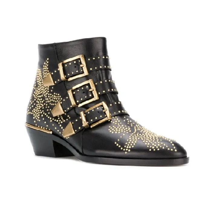 Chloé Susanna 30mm Studded Ankle Boots-2