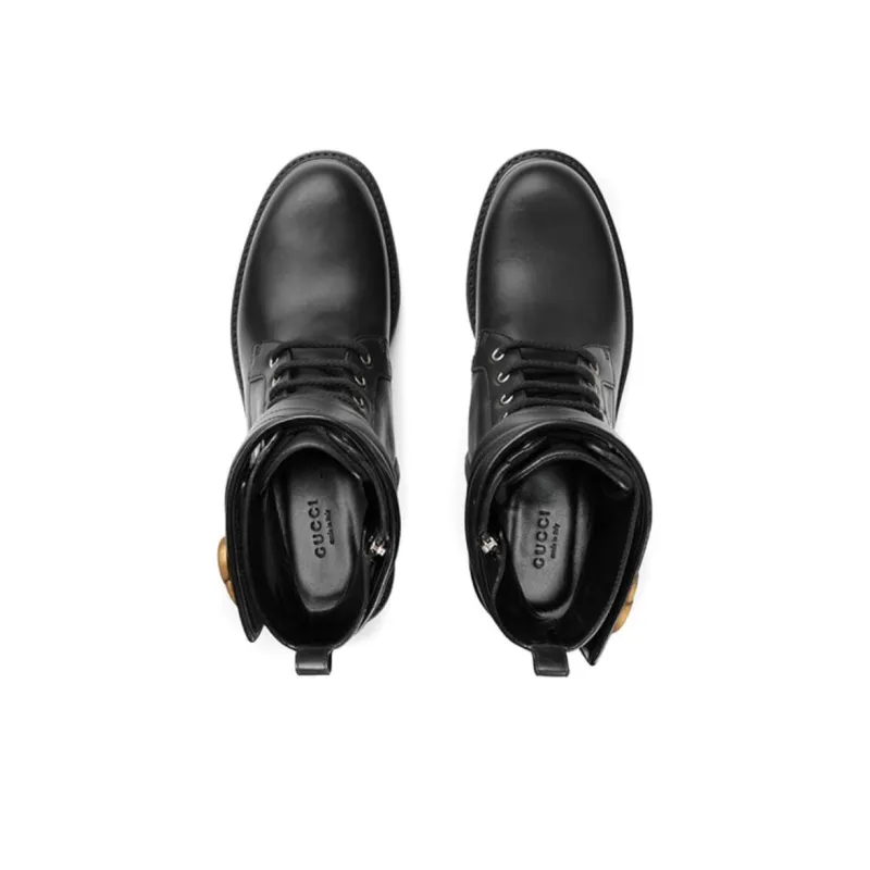 GUCCI Women's Ankle Boot 'Double G Black' Women's-2