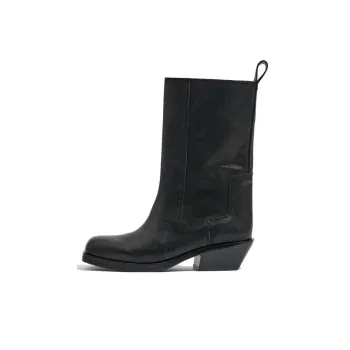 BIMBA Y LOLA Gaucho Ankle Boots 4.5cm Women's Black