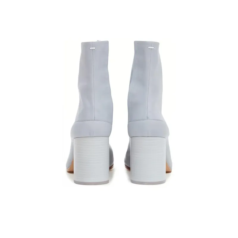 Maison Margiela Tabi 80mm Leather Ankle Boots-3