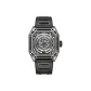 Black Case White Dial Black Strap-AK-S-TWWB