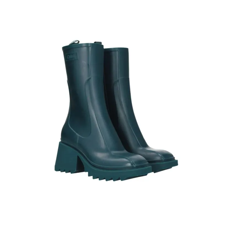 Chloe Ankle Boots 7cm Women's Green-2