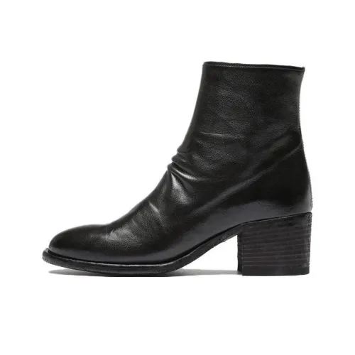 Officine Creative Denner Block heel Leather Boots Women's