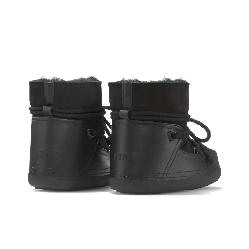 Inuikii Short Snow Boots Women's Black-3