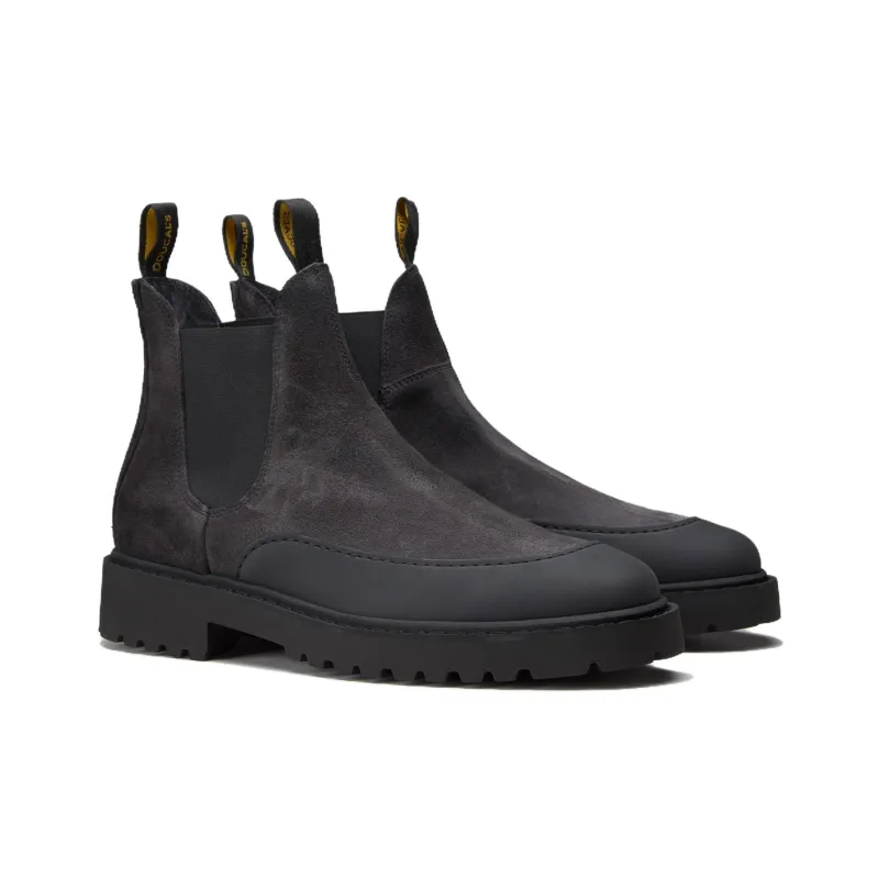 DOUCAL'S Short Chelsea Boots Men's Gray-2
