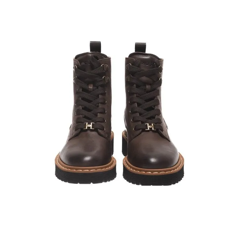 HOGAN H543 Ankle Boots Women's Tan-2