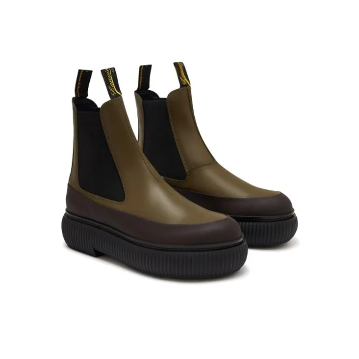 Lanvin Ankle Length Chelsea Boots Men's Umber-1