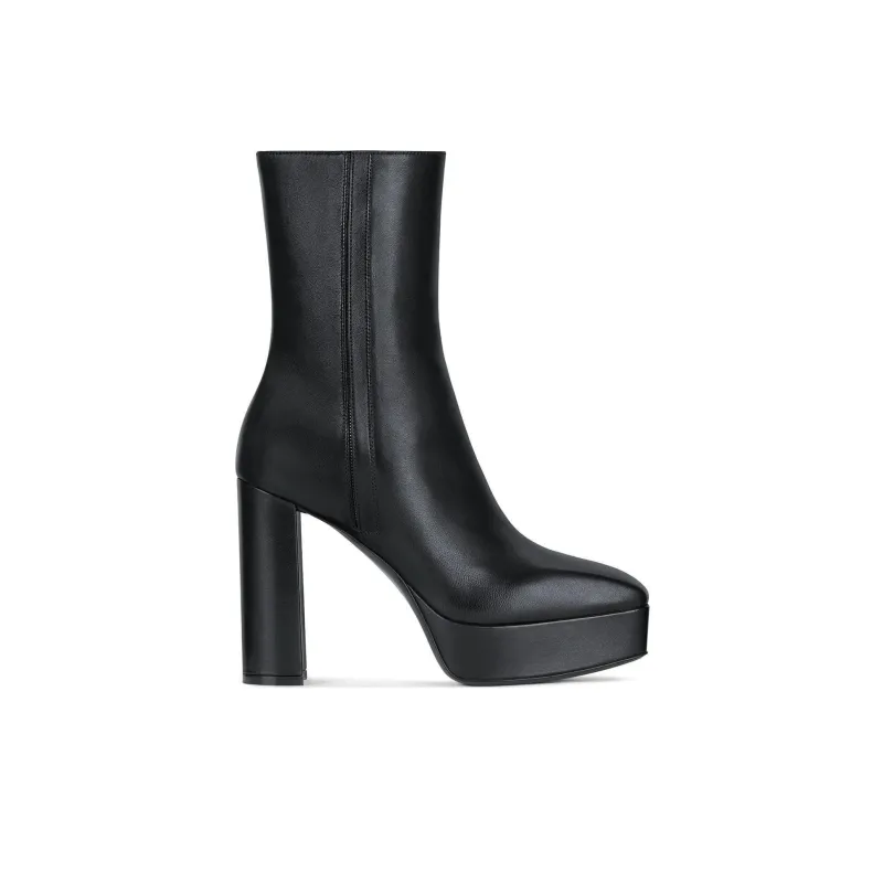 Givenchy Women's G Lock Platform Ankle Boot 'Black'-1