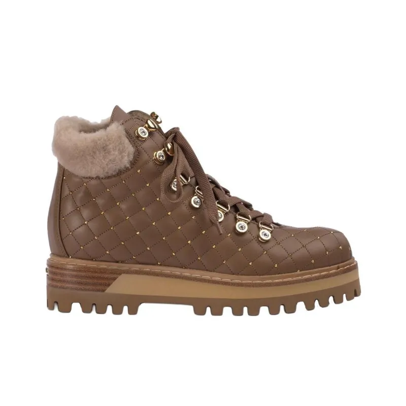 Le Silla ST. MORITZ Ankle Boots 4cm Women's Brown-1