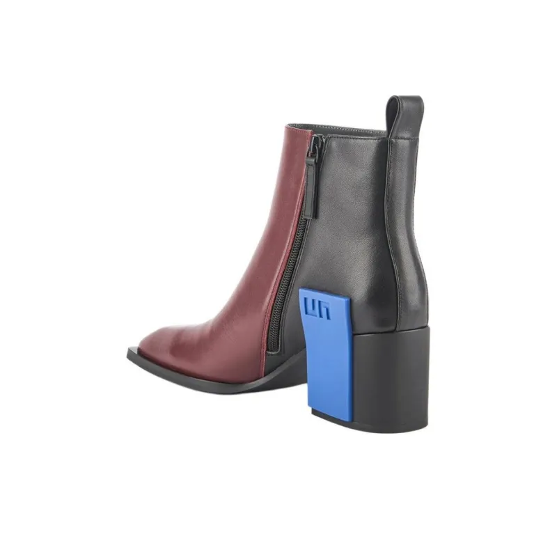 UNITED NUDE Jimmy Mid II Ankle Boots 6.5cm Women's Red Black-4