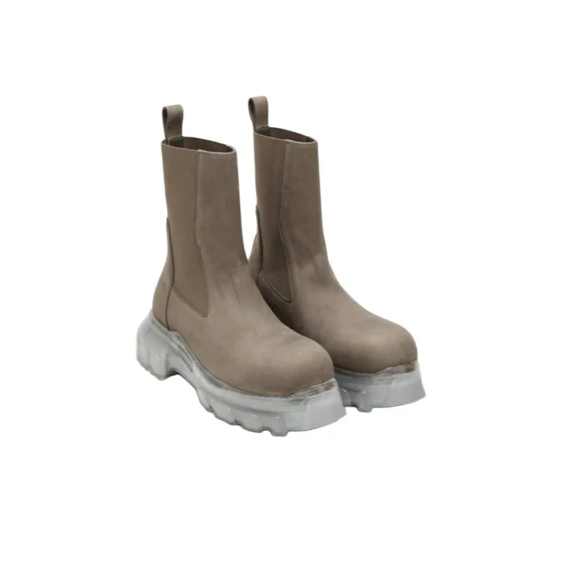 RICK OWENS/RO Chelsea Boots Men's Umber-2