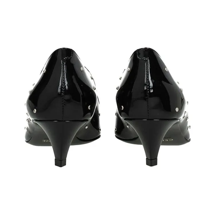 CELINE High Heels Women's Low-Top Black-4