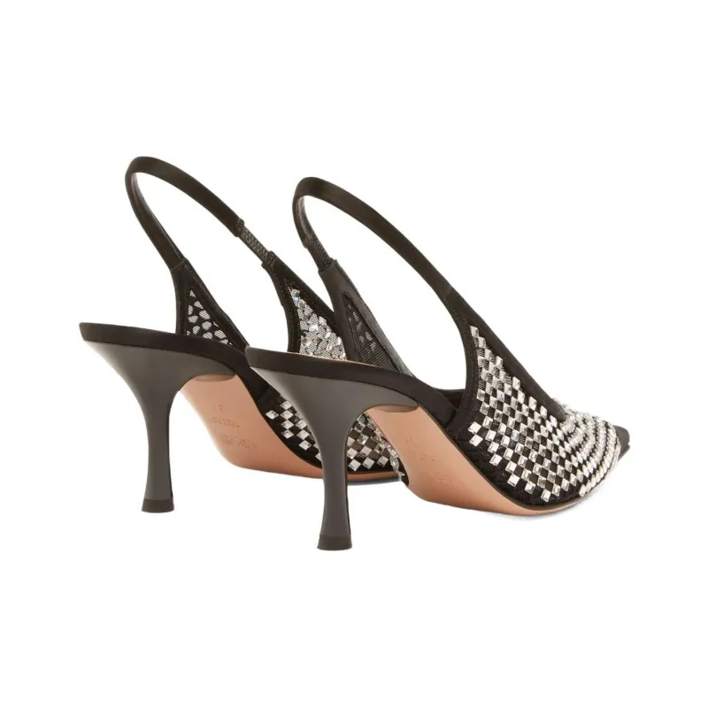 Malone Souliers Vesper 70mm Slingback Pumps-3