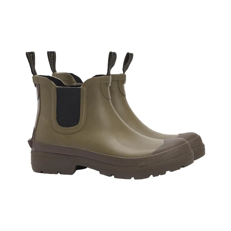 BARBOUR Storm Chelsea Boots 3.5cm Men's Green-2
