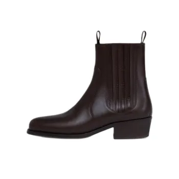 Lemaire Short Chelsea Boots 4.5cm Men's Brown