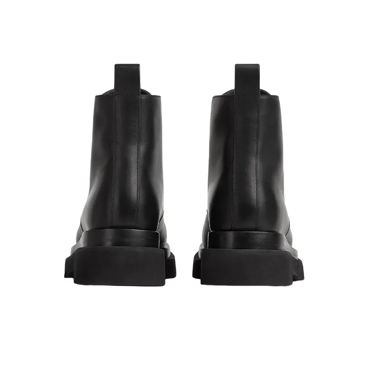Bottega Veneta Lug Ankle Boots 5.5cm Men's Black-4