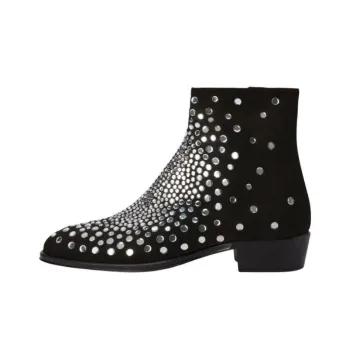 Giuseppe Zanotti Fabyen Crystal embellished Suede Boots