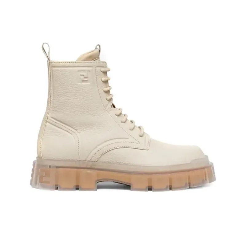FENDI Fendi Force Martin Boot Men's Beige-1
