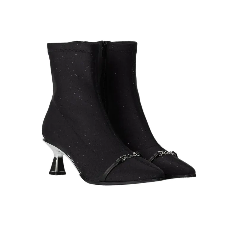 Karl Lagerfeld Panache Glitter Ankle Boots Women's-2