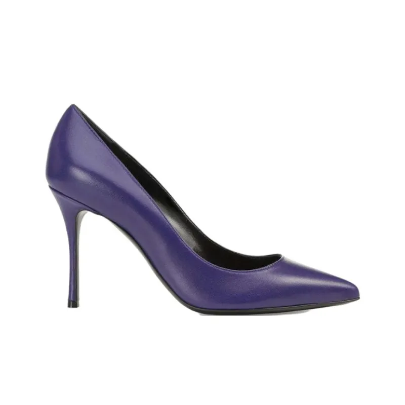 SERGIO ROSSI Godiva 90mm Leather Pumps-1