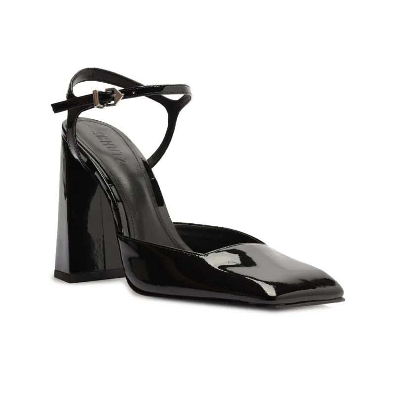 Schutz Rylie Spool Heel High Heels 10.8cm Women's Black-2