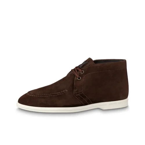 LOUIS VUITTON Estate Ankle Boots Men's Brown
