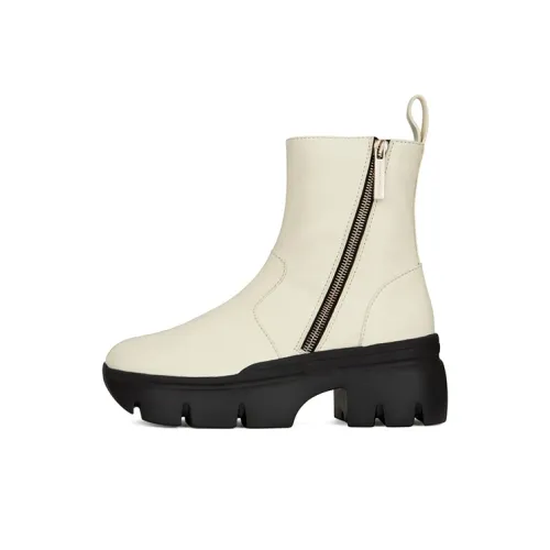 Giuseppe Zanotti/GZ Apocalypse Zip Ankle Boots Men's White