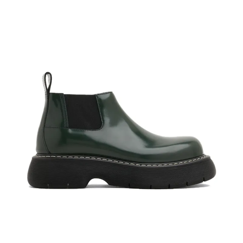Bottega Veneta The Bounce Swell Shoe Dark Green-1