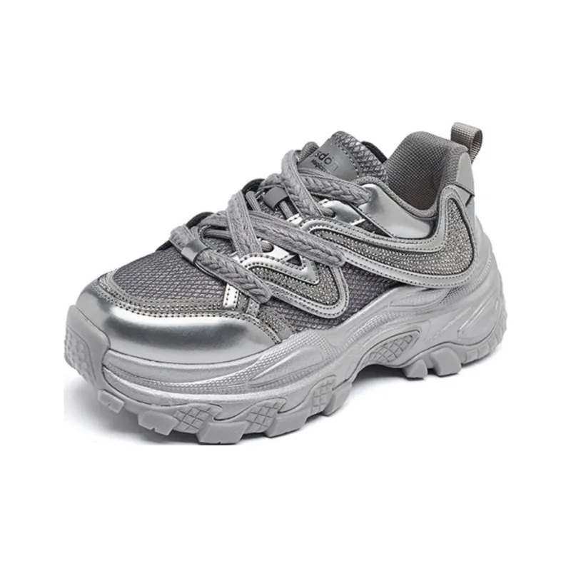 AGSDON Low-Top Chunky Sneakers Women's-1
