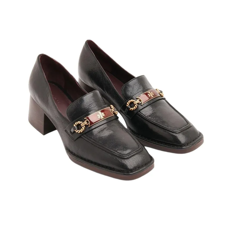 TORY BURCH Perrine Heeled Leather Loafer-3