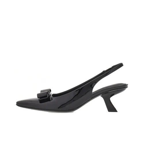 FERRAGAMO 55mm Vara Bow Leather Pumps
